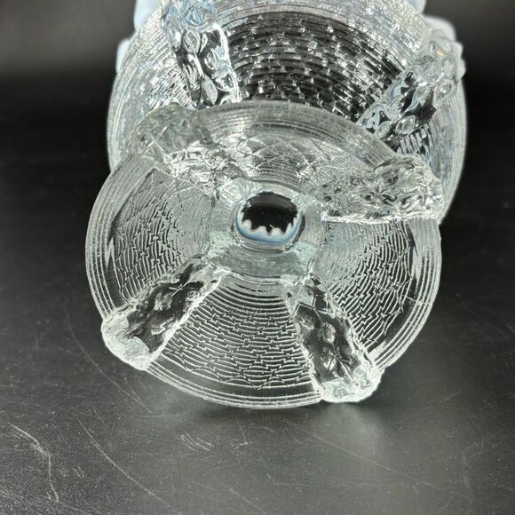 Antique Northwood Opalescent Klondike Primrose Rose Bowl Button & Panel Vintage - Picture 4 of 6